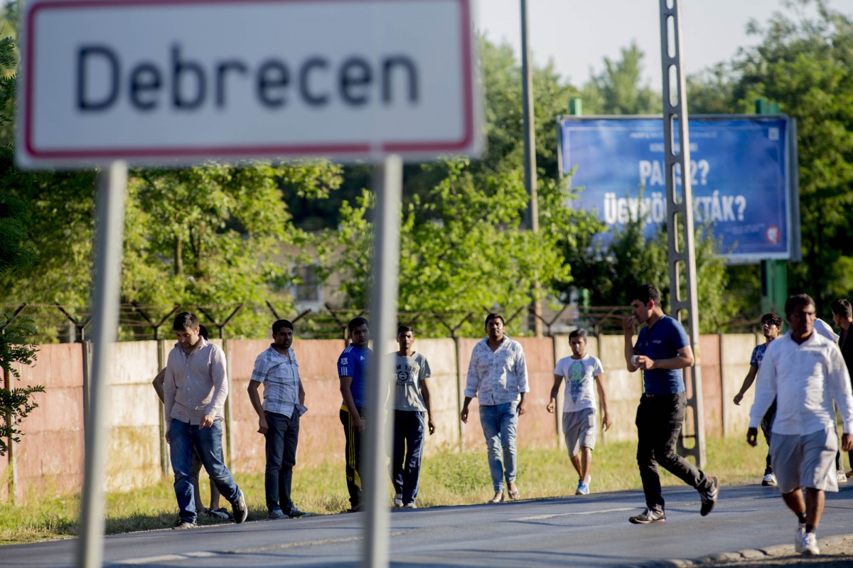 Debreceni menekülttábor