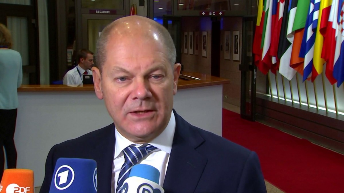 Olaf Scholz német kancellár