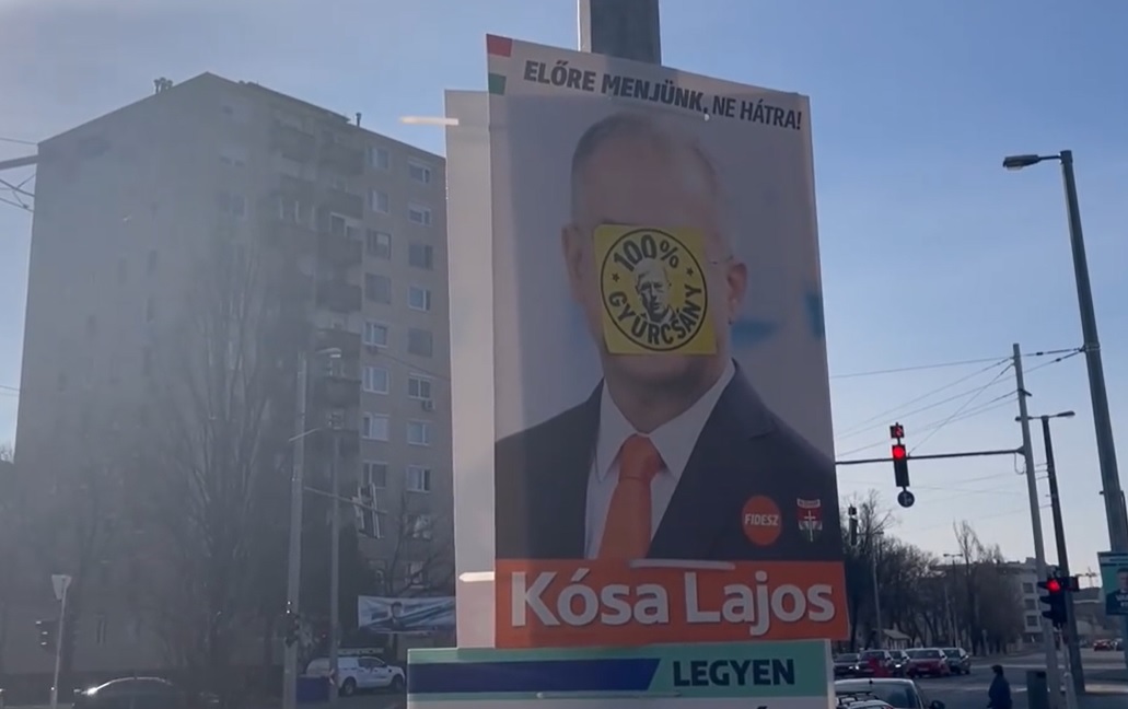 Kósa Lajos plakátháború Debrecen