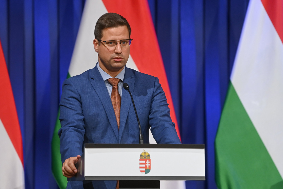 Gulyás Gergely kormányinfó