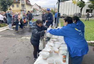 DK ételosztás Debrecen