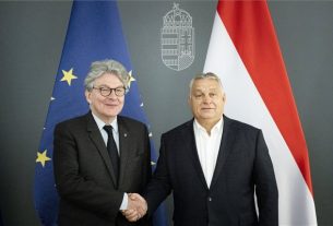 Orbán Viktor és Thierry Breton