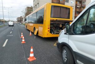 Nyíregyháza Mező utca busz elromlása