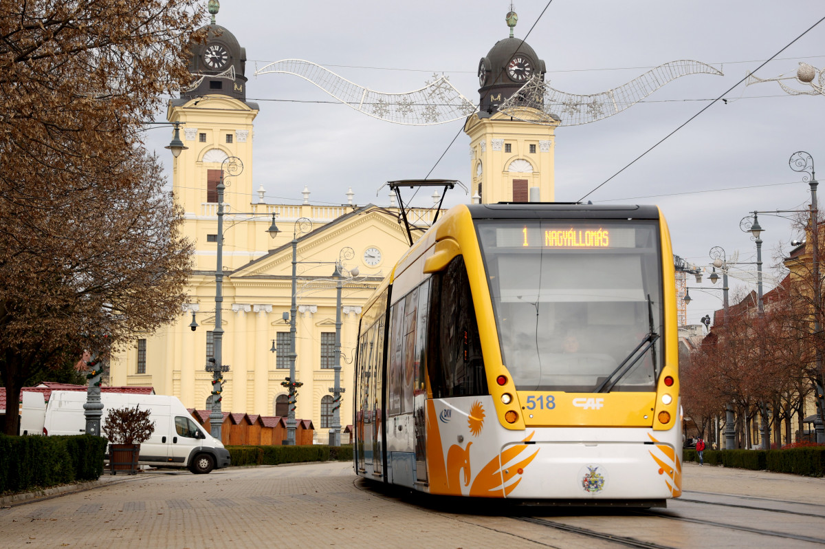 Debrecen, tömegközlekedés, villamos