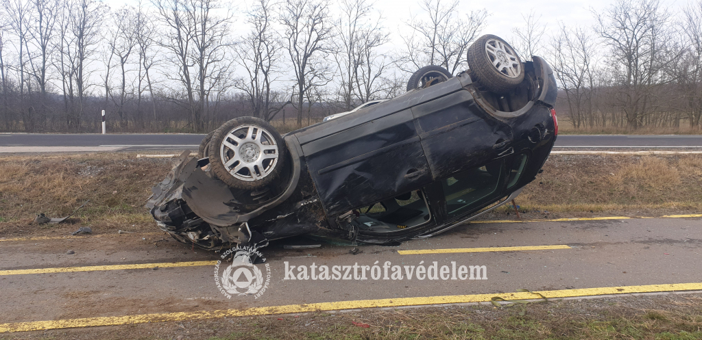 Baleset Nyírábrány és Vámospércs között