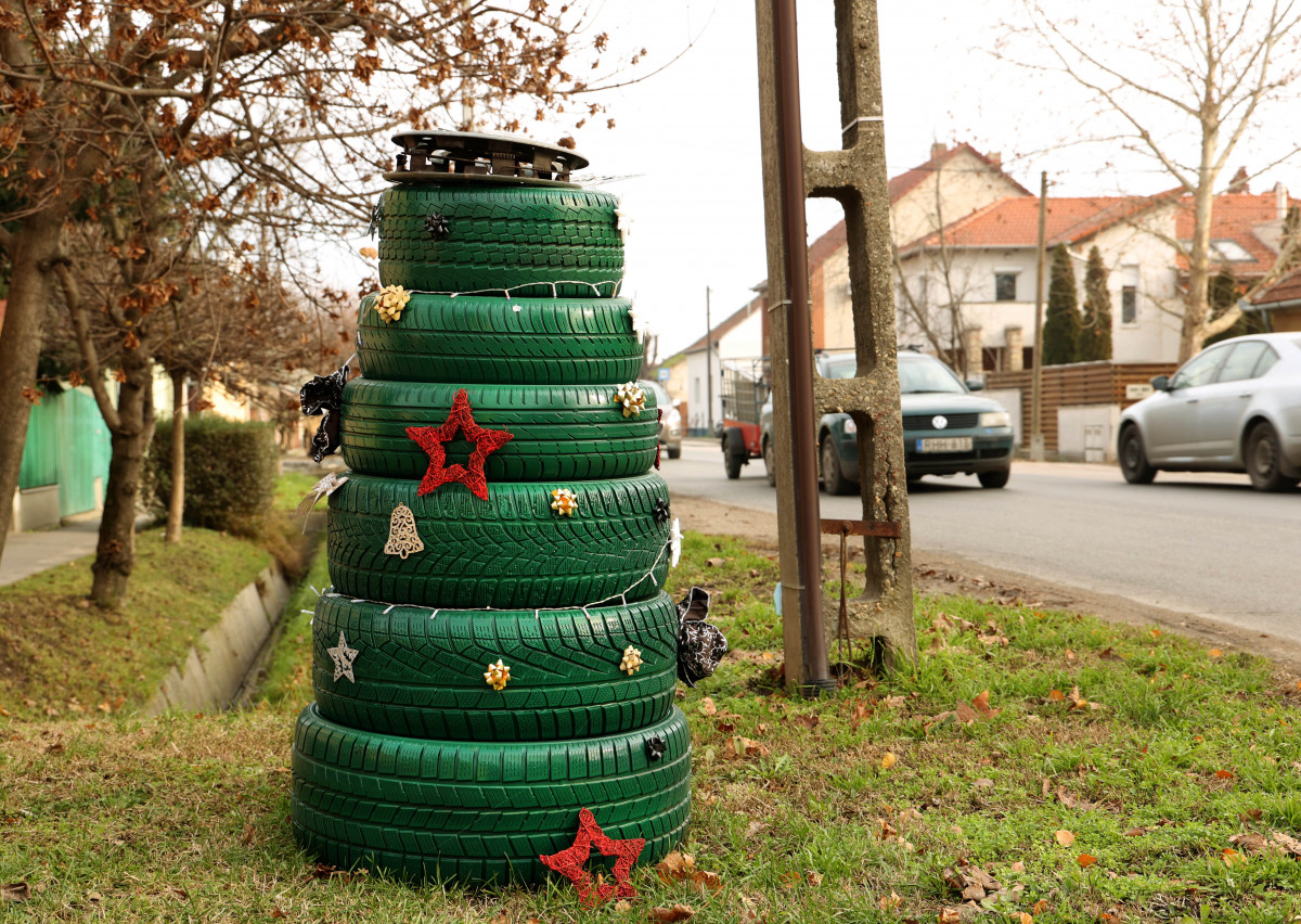 A gumis karácsonyfája