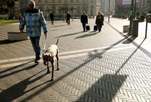 Szeged téli napsütés