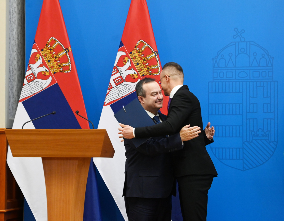 Szijjártó Péter és Ivica Dacic