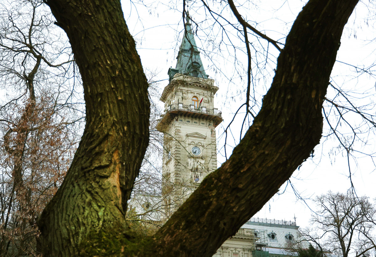 Hódmezővásárhely, városháza, Kossuth tér, belváros