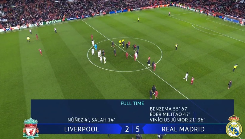 Liverpool-Real Madrid 2-5