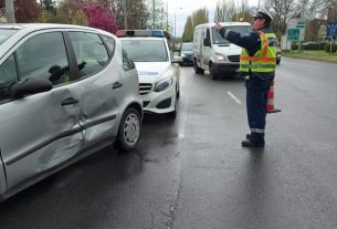 Dózsa György út és Sarkanytyú úti baleset