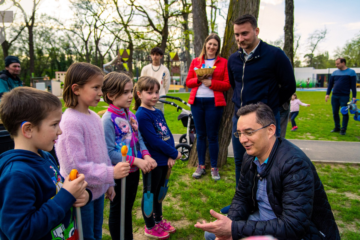 Papp László gyerekekkel