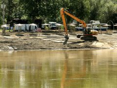 Szeged, Lapos Beach, Lapos, szabadsztrand, strand, Tisza, fürdés, nyár, vízimentő