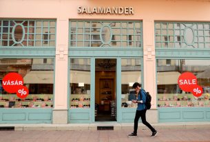 Szeged, Salamander, bolt, bezár, gazdaság, csőd