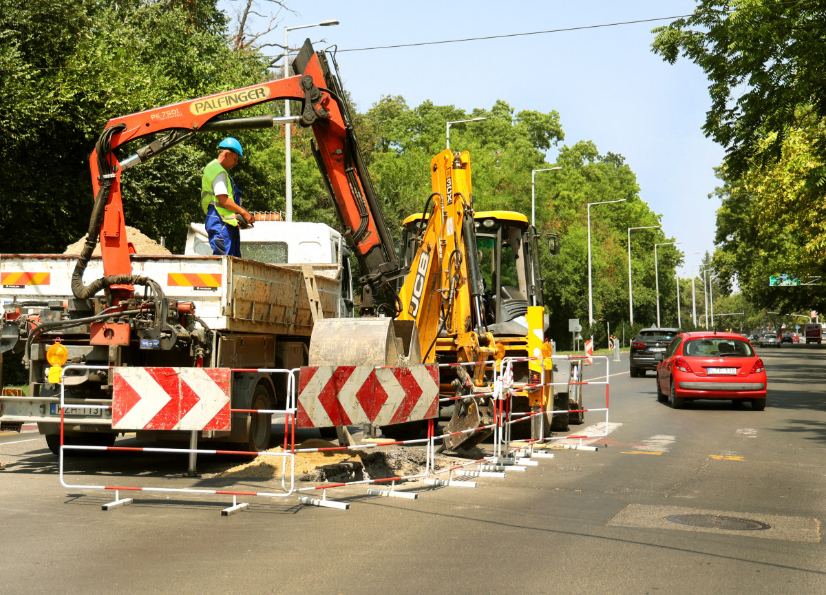 Szeged, vízvezeték, Vízmű, ivóvízvezeték-rekonstrukció, Fő fasor, Temesvári körút