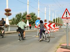 Szeged, Belvárosi híd, híd, felújítás, lezárás, forgalom, autók