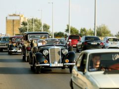 Szeged, XIV. Dél-Alföldi Veteránjármű Találkozó, veterán autó, Bertalan híd