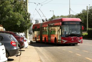 Szeged, 19-es troli, troli, közlekedés, tömegközlekedés, Felső Tisza-part, SZKT