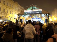 Szeged, Rotary Advent, jótékonyság, Klauzál tér