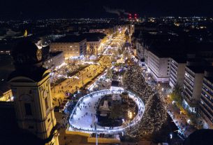 Ünnepi díszkivilágítás Debrecen