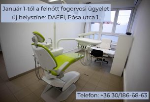 Új helyszínre kerül Debrecenben a felnőtt fogorvosi ügyelet