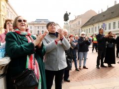 Szeged, Klauzál tér, megemlékezés, március 15, díszünnepség, Botka László