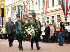 Szeged, Klauzál tér, megemlékezés, március 15, díszünnepség, Botka László