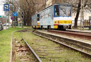 Szeged, villamos, sín, közlekedés, tömegközlekedés, 4-es villamosvonal, felújítás, Koromné Fenyvesi Rózsa, Makrai László, Petőfi Sándor sgt.