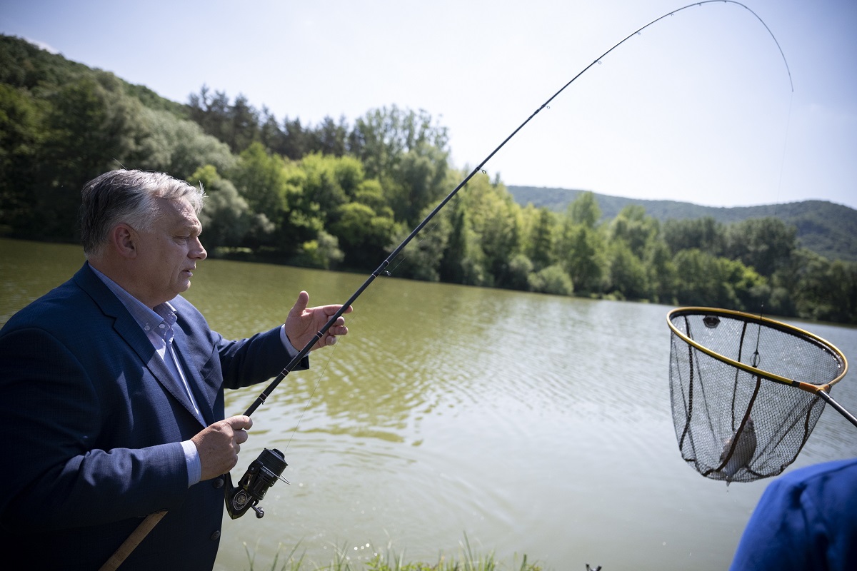 ORBÁN Viktor horgászik