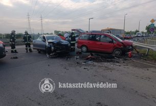 Csúnya balesethez hívtát a tűzoltókat Debrecenben