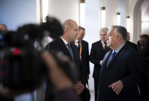 Orbán Viktor és Rumen Radev bolgár elnök