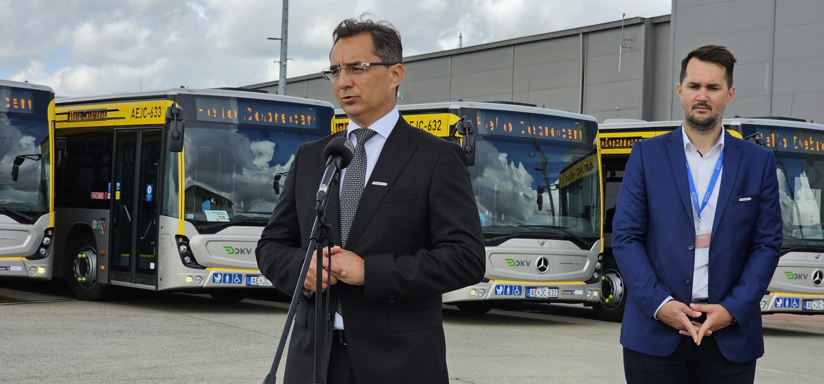 Papp László csuklós buszok Debrecenben