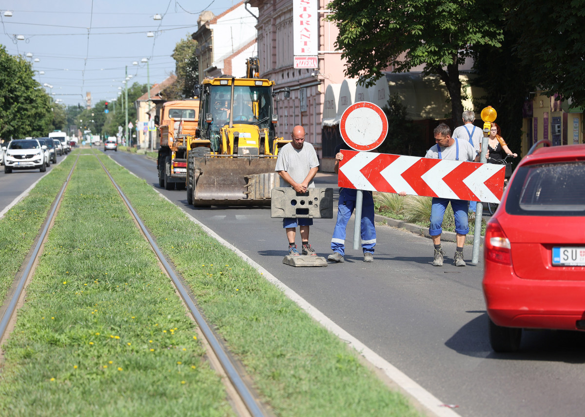 Szeged, Vízmű, vízbekötés, lezárás, Kálvária sgt