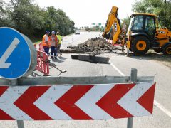 Szeged, Vízmű, vízvezeték, építés, Budapesti út, BYD, lezárás, forgalomterelés