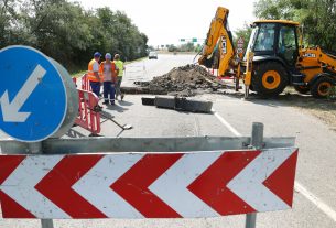 Szeged, Vízmű, vízvezeték, építés, Budapesti út, BYD, lezárás, forgalomterelés