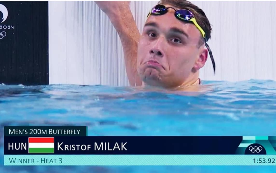 Milák Kristóf úszó