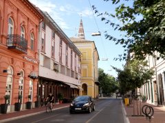 Szeged, megújul, Oskola utca, közvilágítás